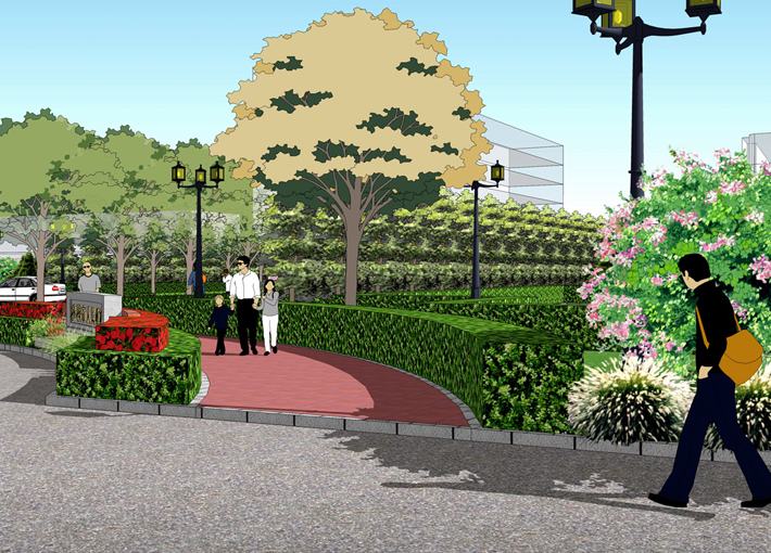 穆棱市委市政府廣場改造方案5